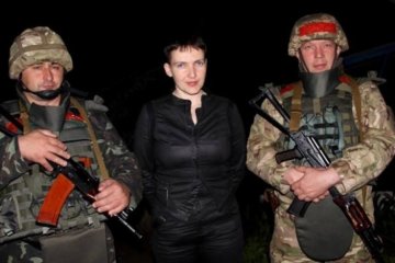 Савченко вночі відвідала АТО