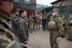 Владимир Зеленский на Донбассе, фото: president.gov.ua