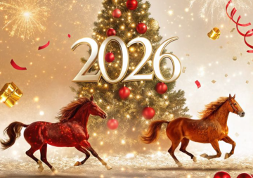 Символ 2026 года, Красная Лошадь, изображение: Pinterest