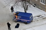 Водитель "Почты России" решил оттянуться и устроил бешеный экстрим: видео