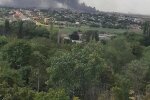 Чернобаевка горит склад с боекомплектом. Фото: скриншот Telegram