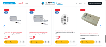 Ціни на сигналізатори газу. Фото: скрін tech.gas.ua
