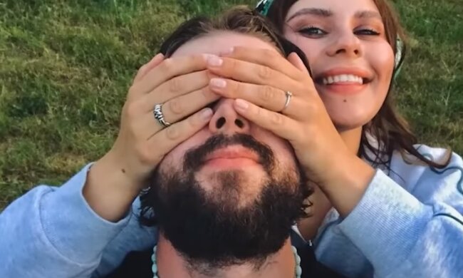 Олександра Заріцька та Павло Тараненко. Фото: скрін