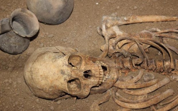 3 скелета і продовгуватий   череп: загадкове поховання розбурхало вчених