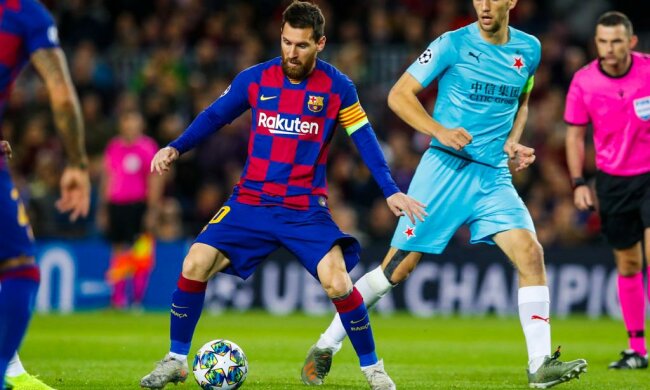 "Барселона" сыграла вничью со "Славией", ua-football.com
