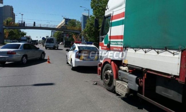 Фура догнала киевлянина-нарушителя