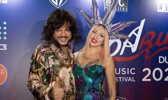 Оля Полякова і Філіп Кіркоров, фото - https://www.instagram.com/fkirkorov/