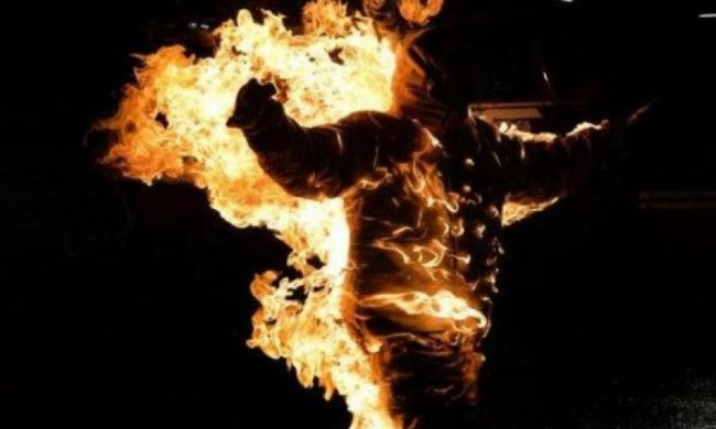 Напередодні 8 березня мешканець Харківщини перетворився на факел