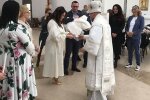 Соліст "Антитіл" Тополя та Наталка Карпа стати кумами, фото з хрестин
