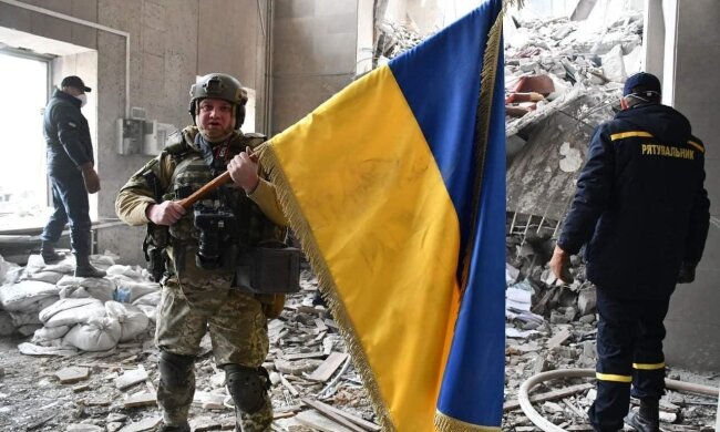 Украинцы во время войны, фото со страницы Владимира Зеленского