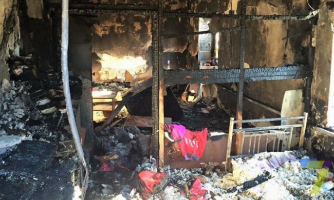 В Одесской области дотла сгорела квартира участника АТО (фото)