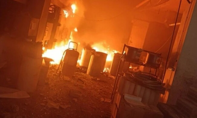 Наслідки удару по друкарні «Конві» у Києві