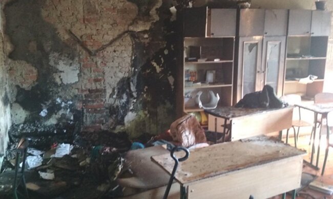 На Львівщині старшокласник з психічними розладами підпалив школу-інтернат