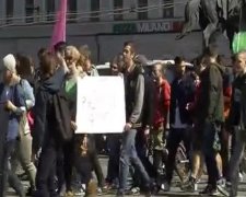 Вегани побилися з ЛГБТ-активістами в Петербурзі