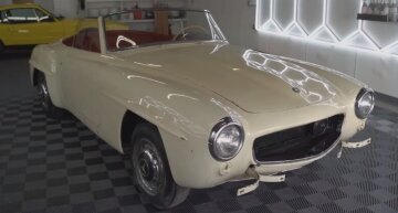 Mercedes-Benz 190SL, скриншот: YouTube