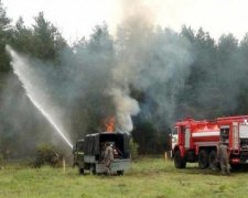 В Україні горять радіоактивні ліси

