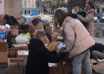 Беженцы из Украины. Фото: Youtube