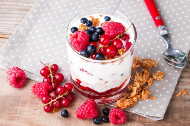 Ягідний йогурт: рецепт легкого сніданку