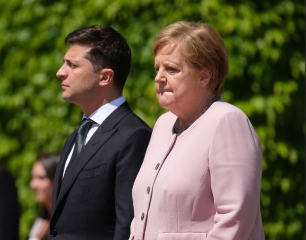 Зеленський і Меркель