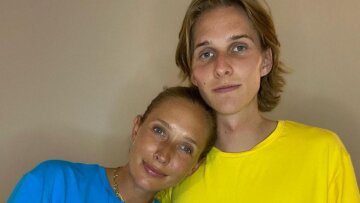 Катя Осадча з сином. Фото з відкритих джерел