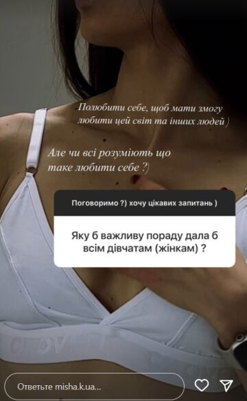 Stories Ксении Мишиной, скриншот: Instagram