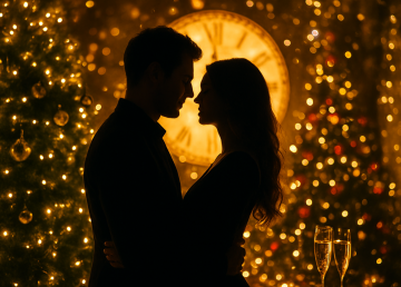 Закохана пара, Новий рік, зображення: Знай.ua