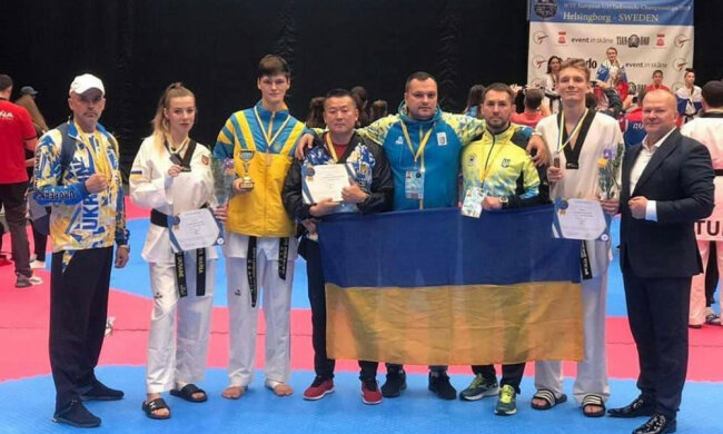 Українці завоювали чотири медалі на ЧЄ з тхеквондо