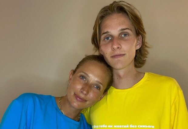 Катя Осадча з сином, фото з Instagram