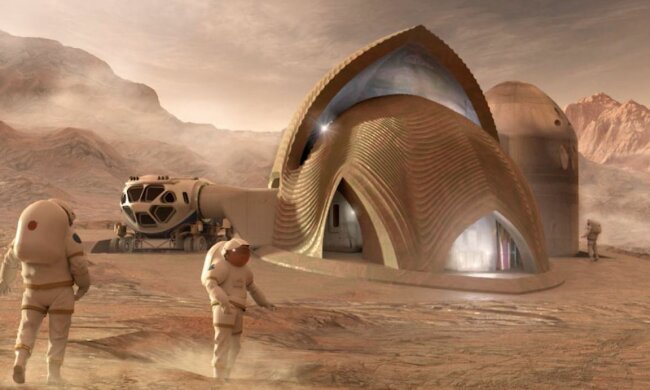 Марсианское поселение, скриншот: YouTube