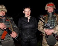 Савченко ночью посетила АТО