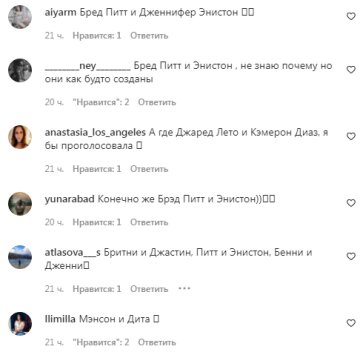 Коментарі на пост "peopletalk" в Instagram