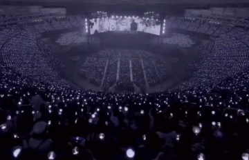 ARMY (фанаты) BTS в Японии, кадр из видео