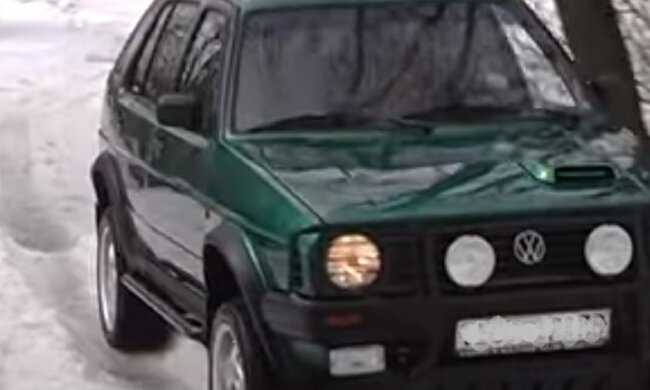 ЛуАЗ скрестили с Volkswagen Golf. Фото: Ютуб