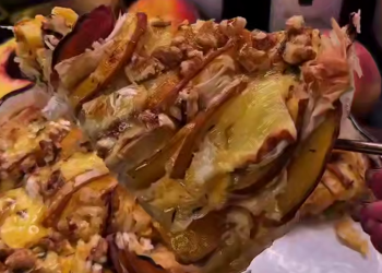 Персиковый пирог, кадр из видео