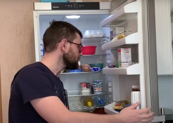 Продукты в холодильнике. Фото: скрин youtube