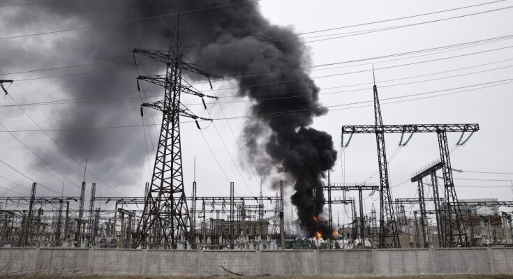 Российские удары по энергетике. Фото ТСН