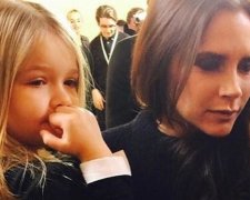 Бекхэм поставила пятилетнюю дочь на каблуки