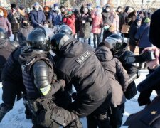 Протести в Москві, скріншот відео