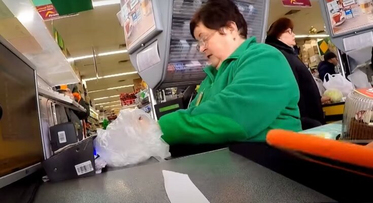 супермаркет , скриншот из видео