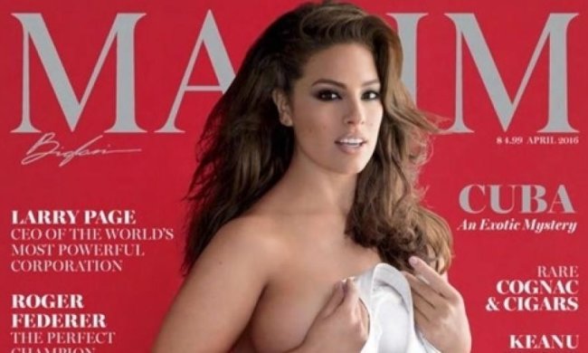 Вперше Maxim поставив на обкладинку модель plus size