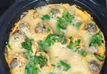 Фаршированный картофель, кадр из видео