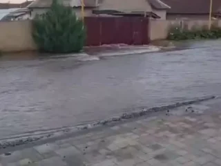 Прорыв магистрального водопровода в Беляевке, Одесская область