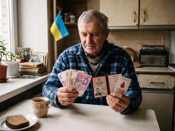 пенсіонер гривні донорство доплата