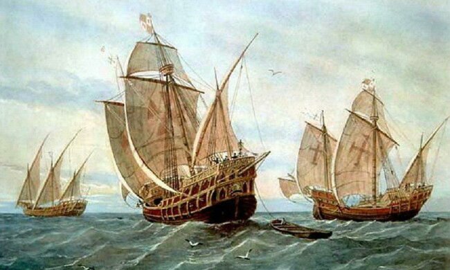 Утонувший корабль времен Колумба