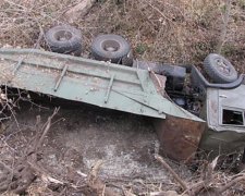 Криваве ДТП на Полтавщині: перекинулась вантажівка (фото)