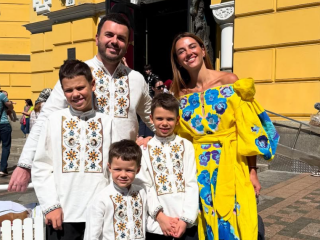Григорій Решетник із сім'єю, фото із соцмереж