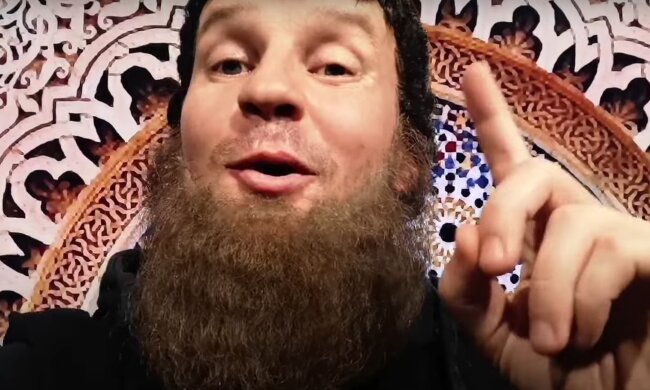 Юрій Великий у образі Кадирова. Фото: скрін youtube