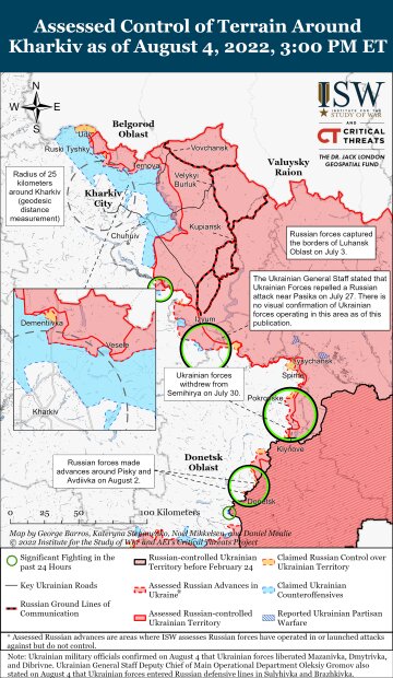 Карта боевых действий, фото: ISW