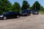 Кортеж Зеленского на Черниговщине, фото YouTube