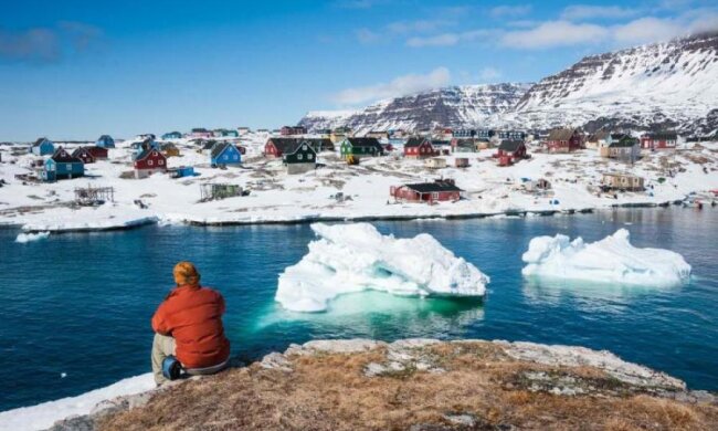 Гренландия обнажила свои прелести